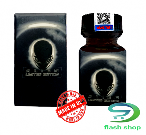 POPPERS ALIEN LIMITED EDITION  10 ML POPPERS  USA CHÍNH HÃNG , POPPERS DÀNH CHO BOT, POPPERS DÀNH CHO TOP